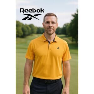 Reebok Bright Orange Polo Sz. 3X